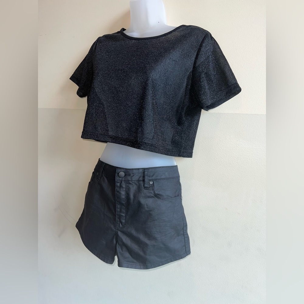 Forever 21 Black Jean Shorts